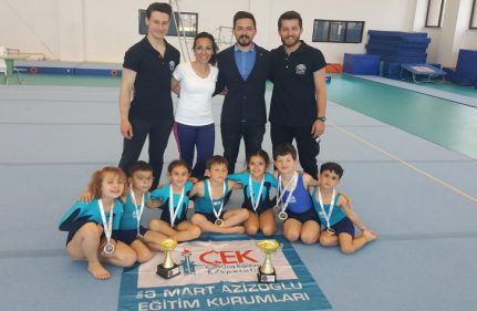18. ULUSLARARASI NİLÜFER SPOR ŞENLİKLERİNDE ARTİSTİK CİMNASTİKTE 3 MART DAMGASI