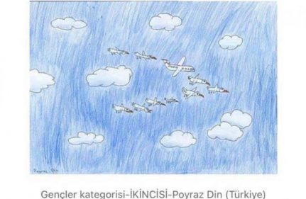 KARİKATÜRDE OKULUMUZA ULUSLARARASI YARIŞMADA 2.LİK ÖDÜLÜ