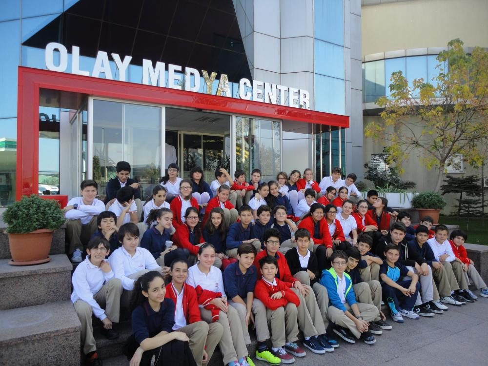 ÖĞRENCİLERİMİZ OLAY MEDYA CENTER'DE
