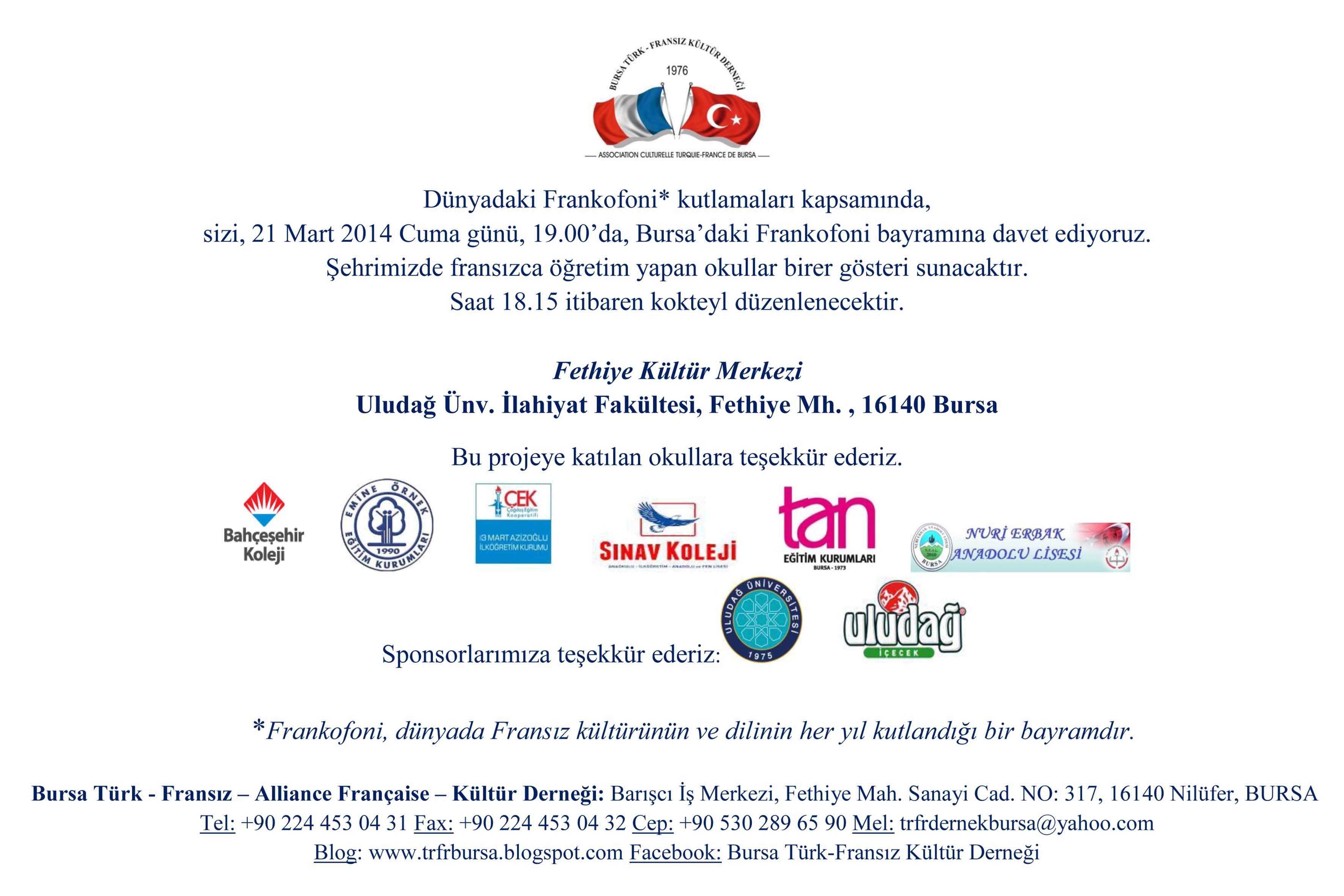 FRANKOFONİ HAFTASI