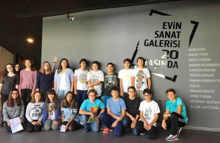 EVİN SANAT GALERİSİ SANATÇILARI KARMA RESİM VE HEYKEL SERGİSİNDEYDİK